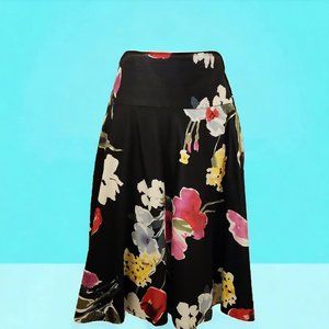 American Living Flared Floral Skirt